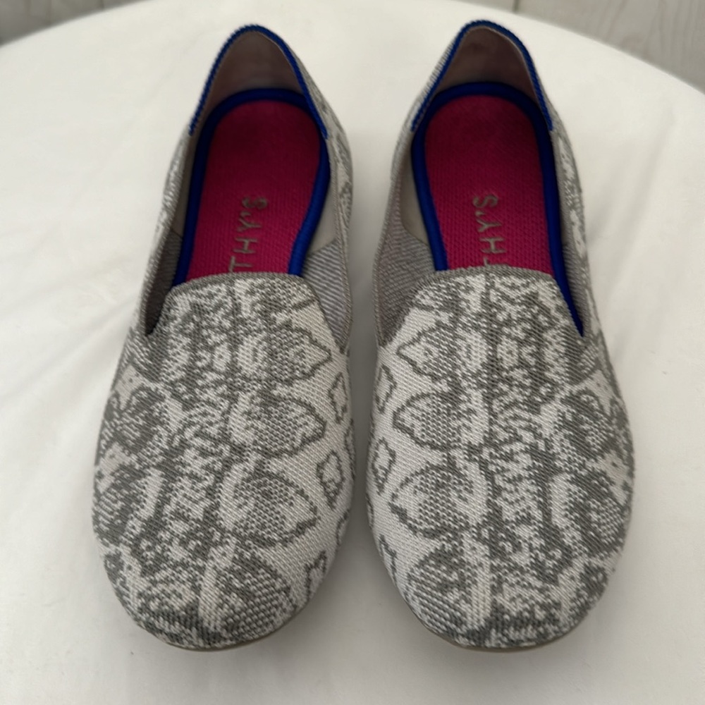 Rothy’s Size 8 Python Print Almond Toe Loafers - image 2